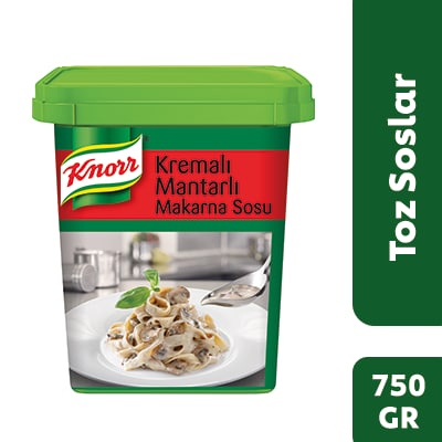 Knorr Kremalı Mantarlı Makarna Sosu 750GR - 6.2 L sos